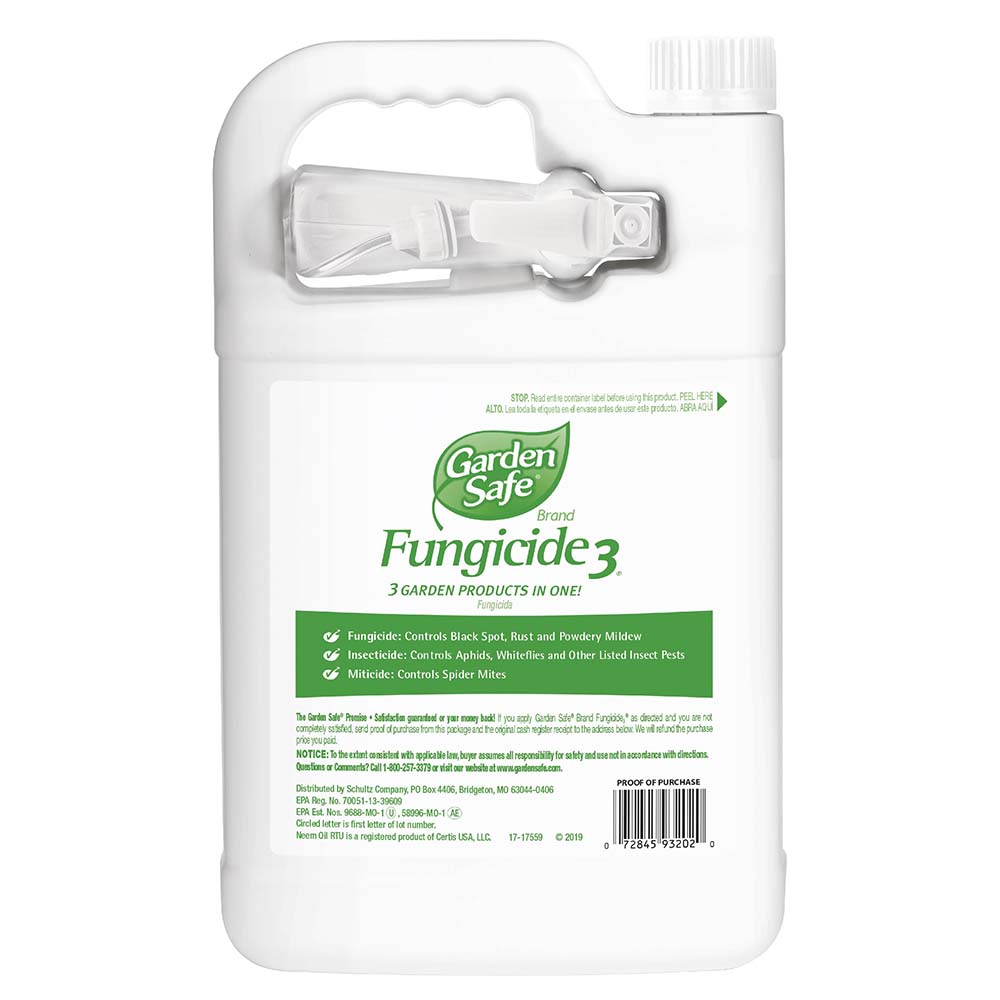 HG-93202 Fungicide3® (Ready-to-Use), 1 gal - Back Render